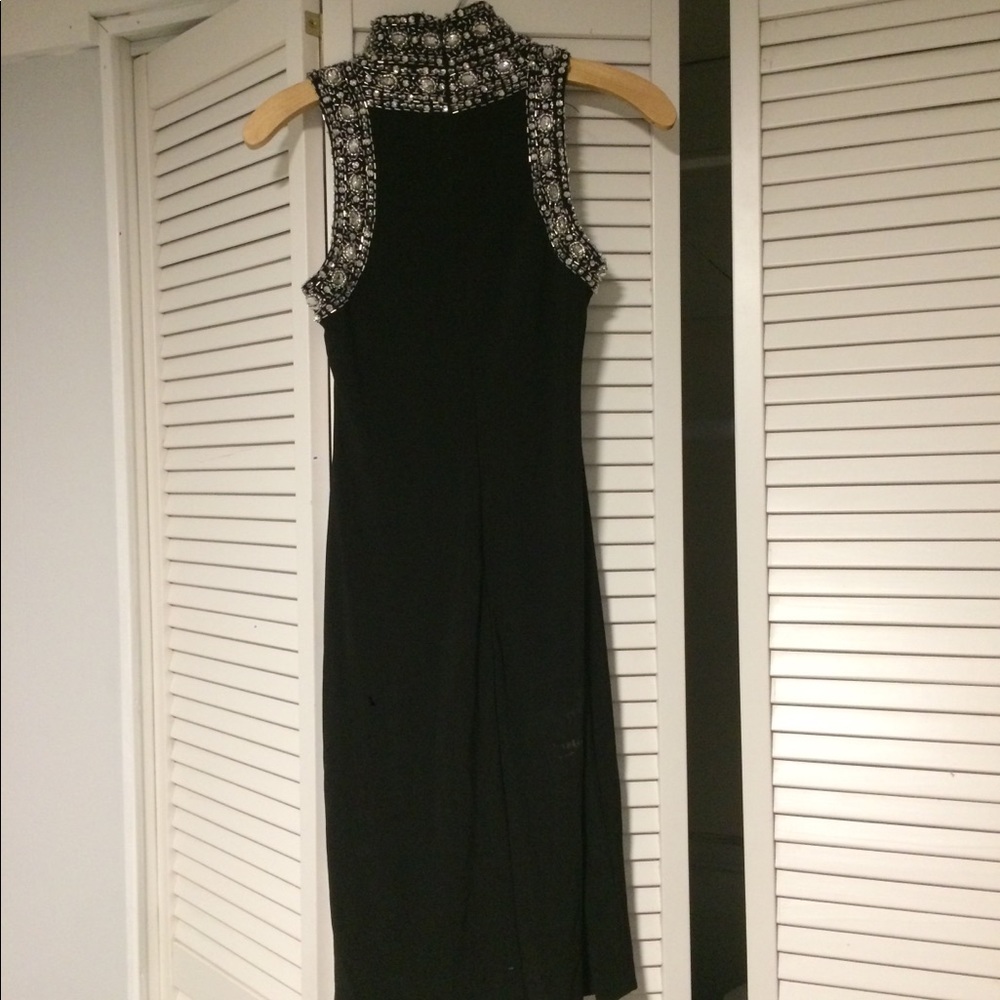 Black Bejeweled Dress